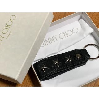 ジミーチュウ(JIMMY CHOO)の新品未使用 Jimmy Choo キーリング　ブラック(キーホルダー)