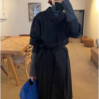 RIM.ARK リムアーク Shoulder gather shirt gown