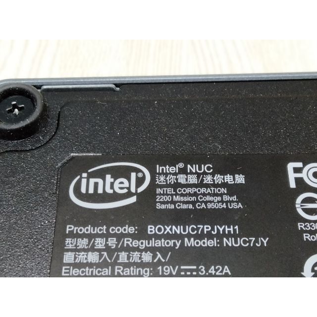 インテル Intel NUC キット NUC7PJYH BOXNUC7PJYH スマホ/家電/カメラのPC/タブレット(デスクトップ型PC)の商品写真