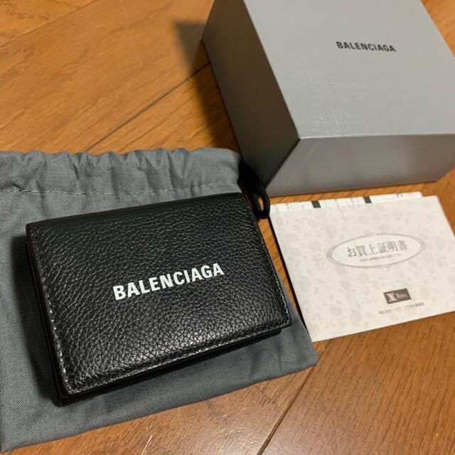 美品　BALENCIAGA ミニウォレット　ブラックファッション小物