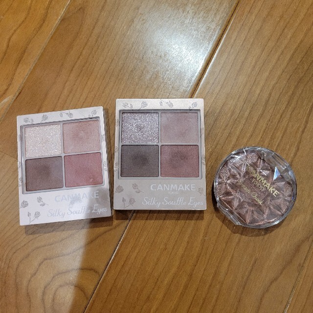 CANMAKE - 【美品】キャンメイク シルキースフレアイズ 2種&クリーム