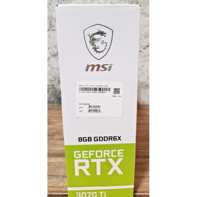 MSI GeForce RTX 3070 Ti SUPRIM X 8G LHR スマホ/家電/カメラのPC/タブレット(PCパーツ)の商品写真