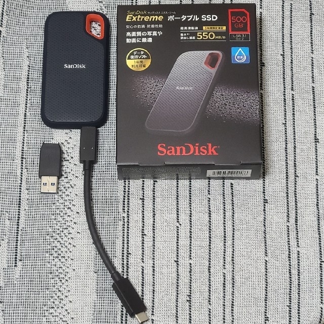 国内外の人気が集結 SanDisk エクストリーム ポータブル SSD SDSSDE60