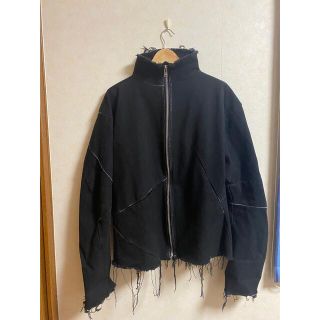 ラフシモンズ(RAF SIMONS)のBLACK TAI  ブラックデニム(Gジャン/デニムジャケット)