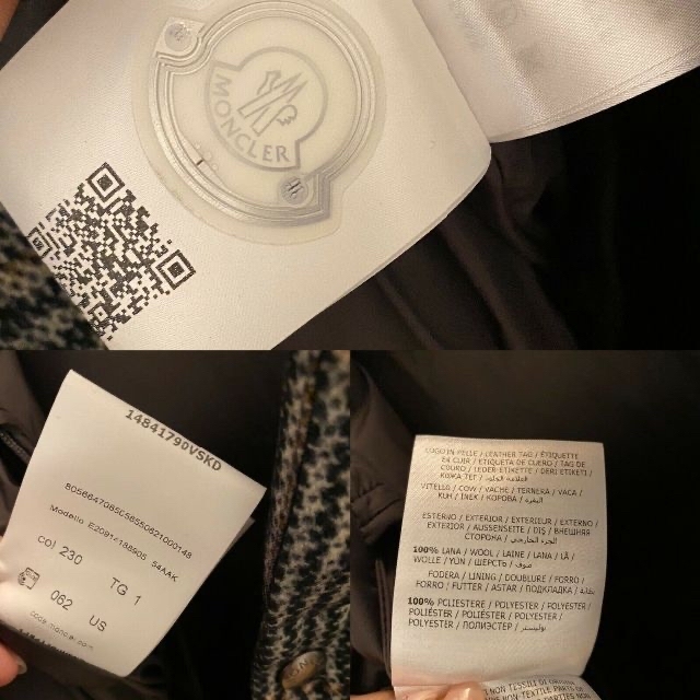 MONCLER(モンクレール)の【新品】【定価44万】モンクレール Moncler ローランド グレンチェック  メンズのジャケット/アウター(ダウンジャケット)の商品写真