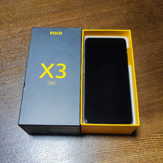 スマートフォン/携帯電話poco x3 6GB 64GB グレー