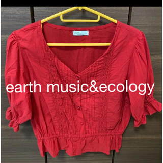 アースミュージックアンドエコロジー(earth music & ecology)のearth music&ecology トップス(シャツ/ブラウス(半袖/袖なし))