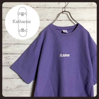 エクストララージ(XLARGE)の【限定コラボ】エクストララージ×チャンピオン　刺繍ロゴ　リバースウィーブTシャツ(Tシャツ/カットソー(半袖/袖なし))