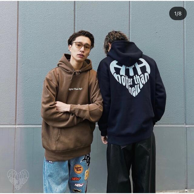 HTH　Heart logo hoodie ハートロゴフーディ パーカー