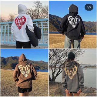 【新品】HTH Heart logo hoodie パーカー　フーディー