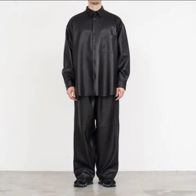 COMOLI - グラフペーパー レザーシャツの通販 by NOIK's shop|コモリ