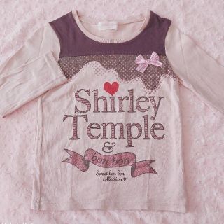 シャーリーテンプル(Shirley Temple)のシャーリーテンプル　ロゴチョコロンT　ピンク(Tシャツ/カットソー)