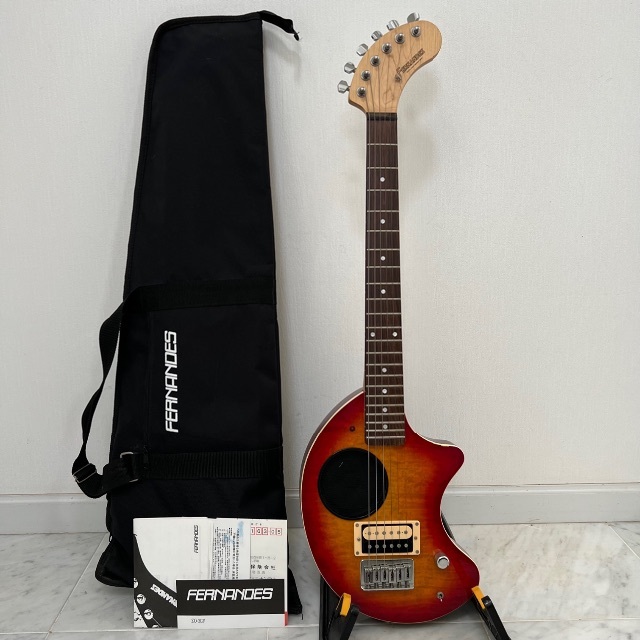 Fernandes ZO-3 GF レスポール風 トラ杢 GOTOHペグ