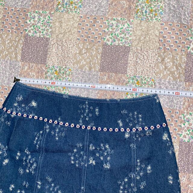 René(ルネ)の美品　ルネ　デニムスカート レディースのスカート(ひざ丈スカート)の商品写真