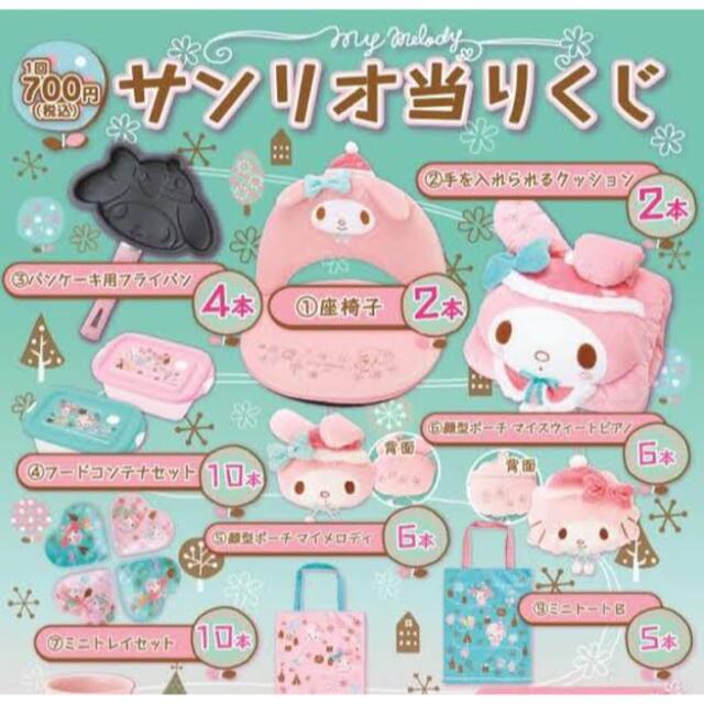 期間限定キャンペーン サンリオくじ 当たりくじ マイメロ リュック