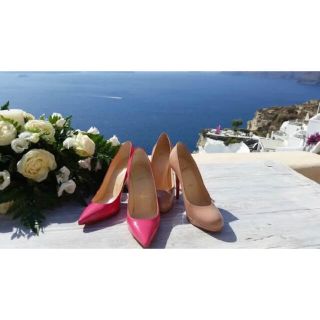 Christian Louboutin - クリスチャン ルブタン ミュール ピンク 36