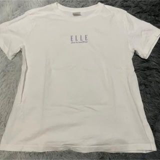 ジーユー(GU)のGU ELLE Tシャツ(Tシャツ(半袖/袖なし))