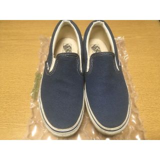 ヴァンズ(VANS)の中古 VANS スリッポン SLIPON 27cm V98CLA　ネイビー(スリッポン/モカシン)