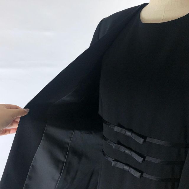 SOIR(ソワール)の♪美品♪ 東京ソワール 大きいサイズ 13AR 高級 喪服礼服 セットアップ レディースのフォーマル/ドレス(スーツ)の商品写真