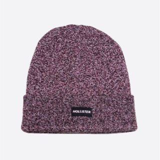 ホリスター(Hollister)の★新品★ホリスター★ミックスニットロゴビーニー (Mix Burgundy)(ニット帽/ビーニー)