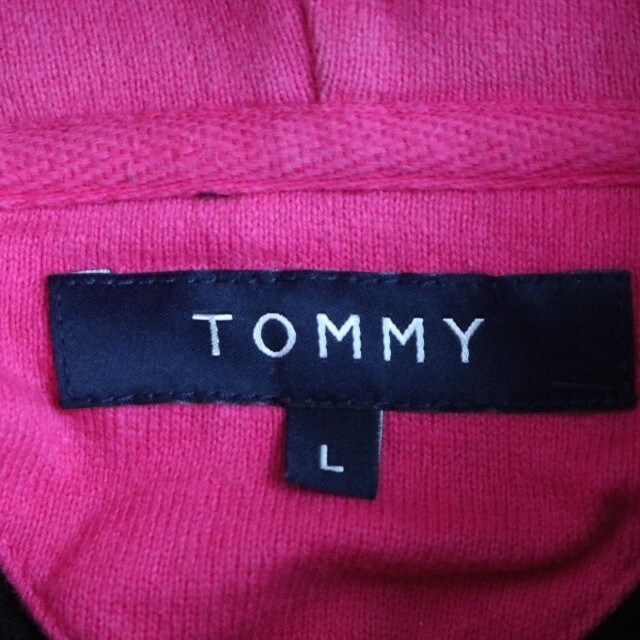 TOMMY(トミー)のシロップ様専用【TOMMY】パーカー　インクプリント　刺繍ロゴ★ メンズのトップス(パーカー)の商品写真