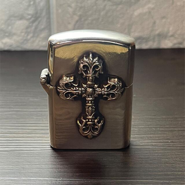 Chrome Hearts(クロムハーツ)の■ クロムハーツ フィリグリークロス ZIPPO ■ 正規 2000年 メンズのファッション小物(タバコグッズ)の商品写真