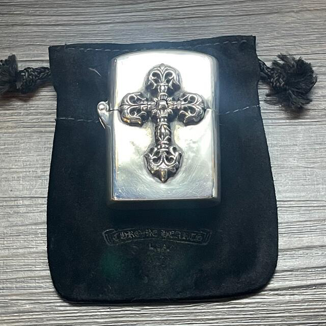 Chrome Hearts(クロムハーツ)の■ クロムハーツ フィリグリークロス ZIPPO ■ 正規 2000年 メンズのファッション小物(タバコグッズ)の商品写真