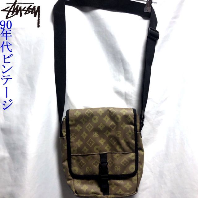 OLD stussy 90s 80s 黒タグ 紺タグ ショルダーバッグ OLD stussy 90s 80s 黒タグ 紺タグ ショルダーバッグ