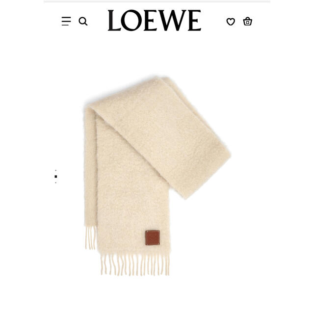 LOEWE  ロエベ　ウール＆モヘア レディースのファッション小物(マフラー/ショール)の商品写真