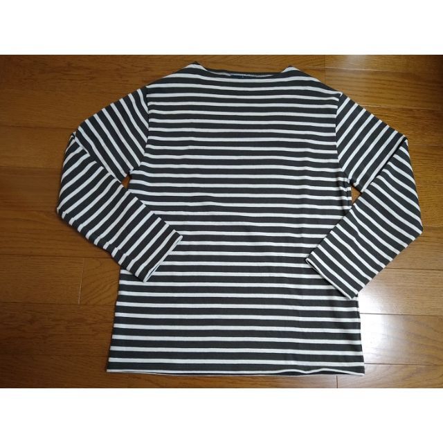 SAINT JAMESセントジェームス☆OUESSANT☆白×グレーバスクシャツ 2