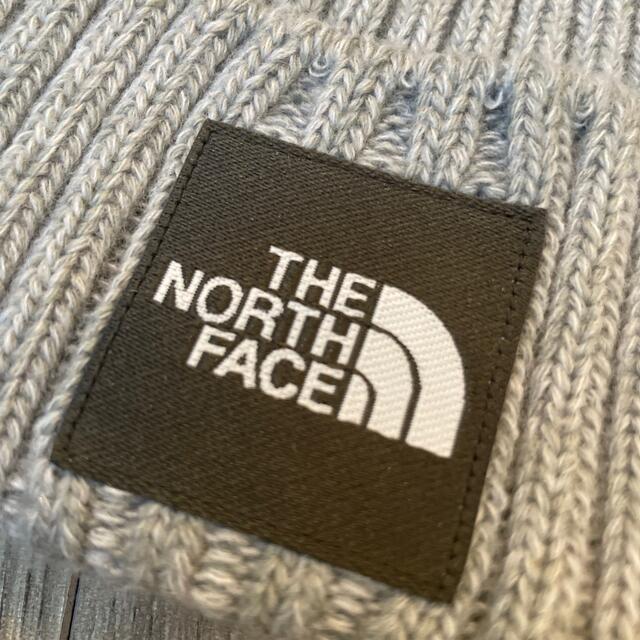 THE NORTH FACE(ザノースフェイス)のノースフェイス　キッズ　ニット帽　グレー キッズ/ベビー/マタニティのこども用ファッション小物(帽子)の商品写真