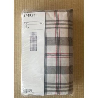 IKEA SPERGEL 掛け布団 カバー & 枕 カバー　シングル(シーツ/カバー)