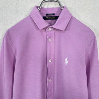 ポロゴルフ(Polo Golf)の【美品】ラルフローレン POLO GOLF 長袖ポロシャツ　ポニー　ゴルフウェア(ポロシャツ)