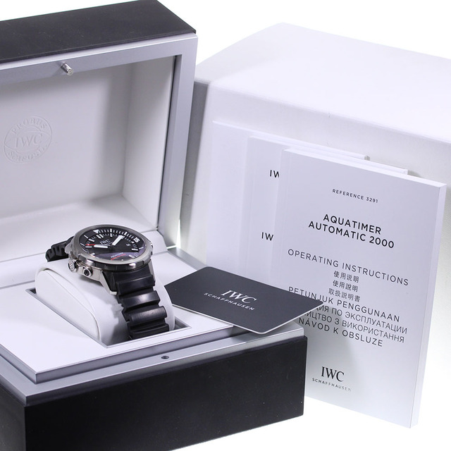 ★箱・保証書付き【IWC SCHAFFHAUSEN】IWC アクアタイマー 2000メーターズ デイト IW329101 自動巻き メンズ 【2210】