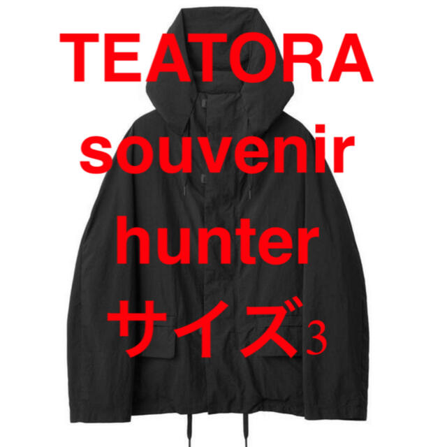 【最終値下げ】TEATORA souvenir hunter ブラック サイズ3