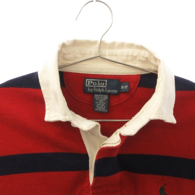 POLO RALPH LAUREN(ポロラルフローレン)のPOLO RALPH LAUREN ポロラルフローレン ボーダー ラガーシャツ レッド×ネイビー メンズのトップス(シャツ)の商品写真