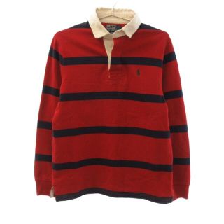 ポロラルフローレン(POLO RALPH LAUREN)のPOLO RALPH LAUREN ポロラルフローレン ボーダー ラガーシャツ レッド×ネイビー(シャツ)