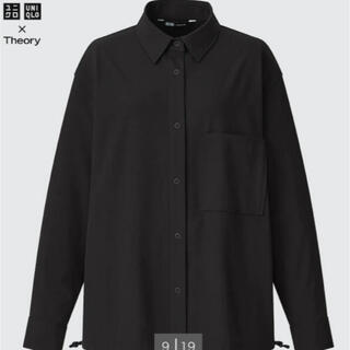 セオリー(theory)のユニクロセオリー　ストレッチシャツジャケット　XL(シャツ/ブラウス(長袖/七分))