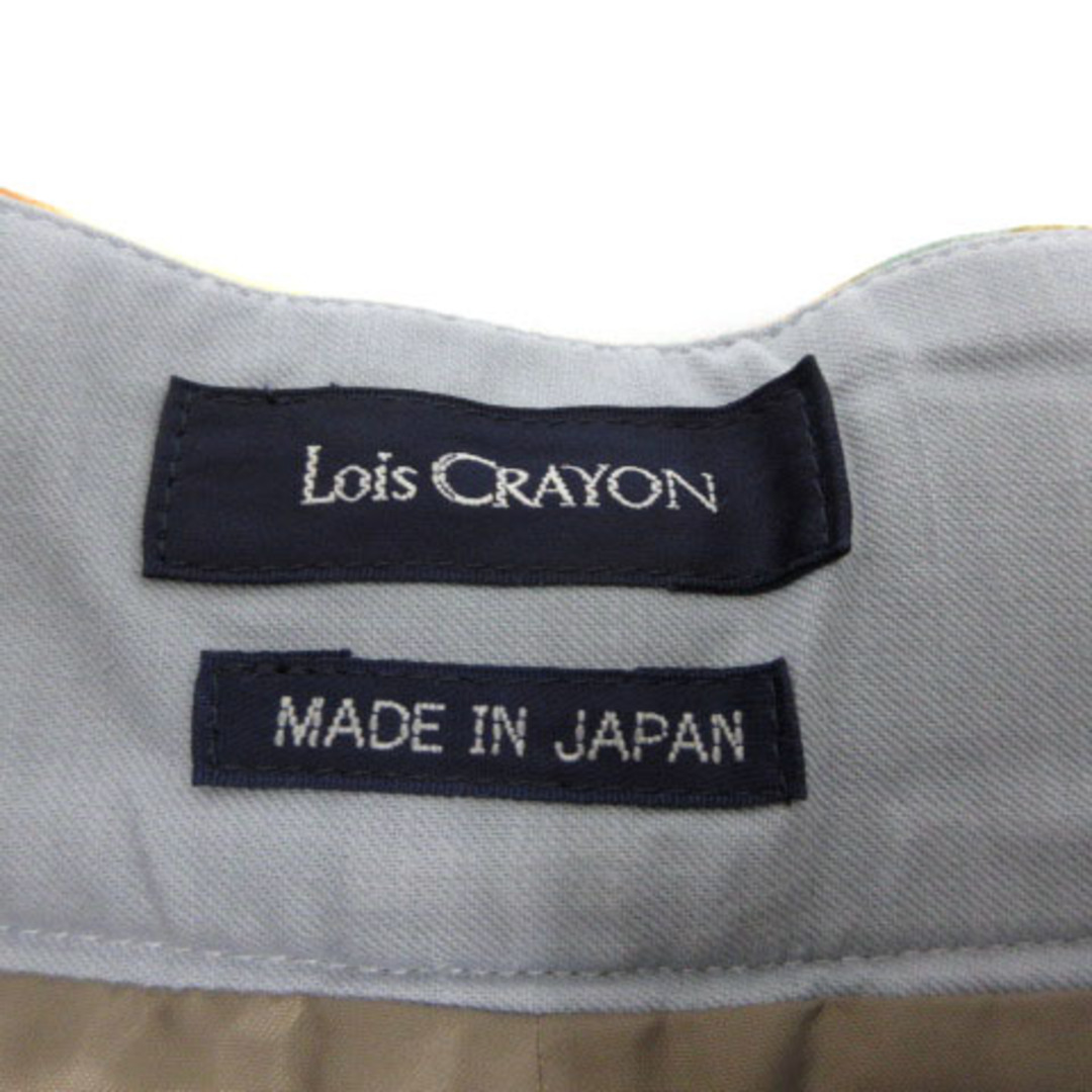 Lois CRAYON(ロイスクレヨン)のLois CRAYON キュロット ショートパンツ 花柄 フレア 青系 M レディースのパンツ(ショートパンツ)の商品写真