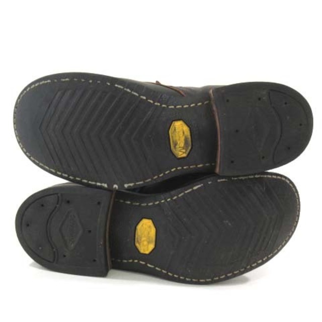 ホワイツ セミドレス ブーツ ブローグトゥ ビブラムソール 9 D 茶 ブラウン メンズの靴/シューズ(ブーツ)の商品写真