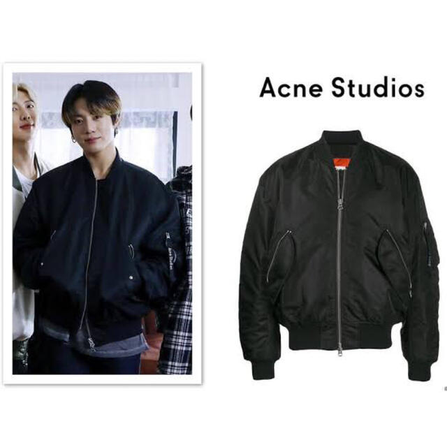 ACNE - Acne Studios MA-1 MAKIOボンバー ブルゾン BTS着用44の ACNE - Acne Studios MA-1 MAKIOボンバー ブルゾン BTS着用44の