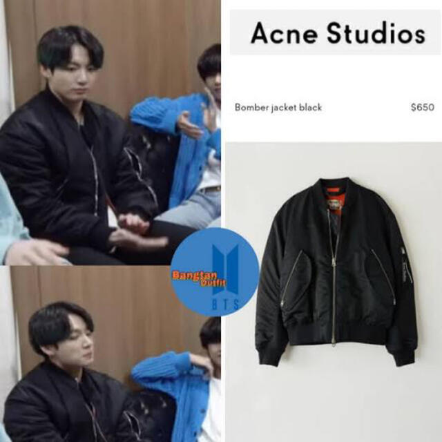 ACNE(アクネ)のAcne Studios MA-1 MAKIOボンバー ブルゾン BTS着用44 メンズのジャケット/アウター(ブルゾン)の商品写真