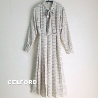【CELFORD】セルフォード 21-22AW ２WAYプリーツワンピース