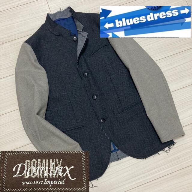 美品◇blues Dress Dominx◇カシミヤ混 クレイジー ジャケットの通販