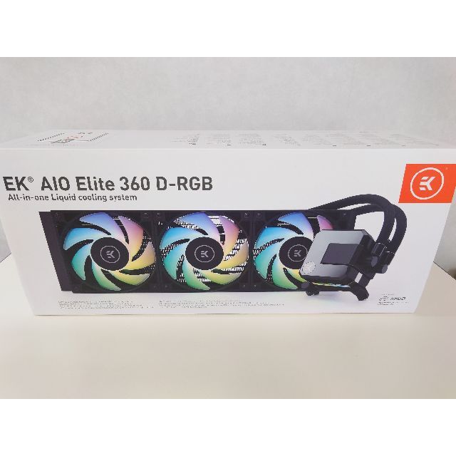 未使用EK-AIO Elite 360 D-RGB LGA1700キット&保証書 スマホ/家電/カメラのPC/タブレット(PCパーツ)の商品写真