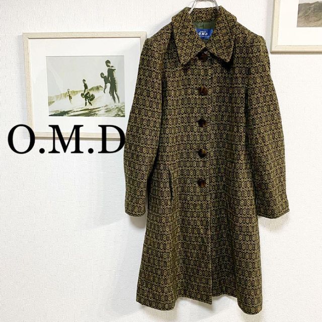 ★限定特価★ O.M.D ロングコート ウール　ジャガードのサムネイル