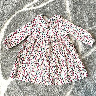 プチバトー(PETIT BATEAU)のプチバトー　ワンピース　24m  86cm(ワンピース)