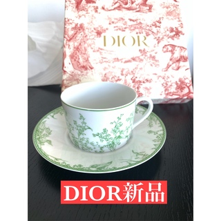 クリスチャンディオール(Christian Dior)の新品　DIORティーカップ　カップソーサーセット　鈴蘭(食器)