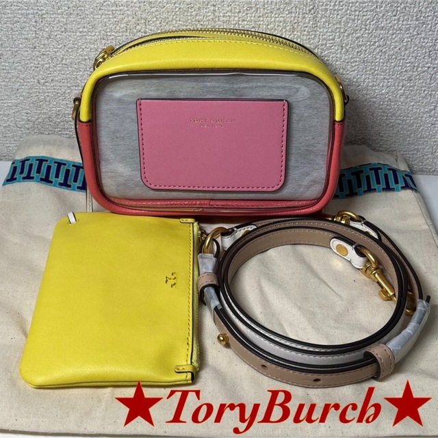 Tory Burch(トリーバーチ)のToryBurch☆ペリーボンベクリアーミニバッグ 未使用 レディースのバッグ(ショルダーバッグ)の商品写真