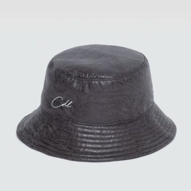 CDL FAUX LEATHER HAT BLACK Lサイズ